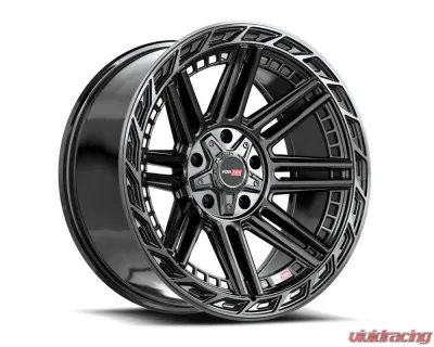 Vortek VRP-501 Turbo Wheel 24x11 Blank 6x -24mm Gloss Black - 50124116XBL-24GB