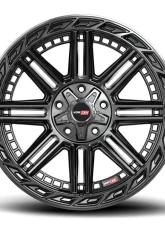 Vortek VRP-501 Turbo Wheel 24x11 Blank 6x -24mm Gloss Black                                     - 50124116XBL-24GB - Image 2