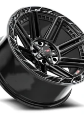 Vortek VRP-501 Turbo Wheel 24x11 Blank 6x -24mm Gloss Black                                     - 50124116XBL-24GB - Image 3