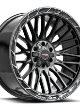 Vortek VRP-502 Forza Wheel 20x9 5x150 | 5x139.7 | 5x5.5 18mm Black Center & Diamond Cut Ring w/ Dark Tint                                     - 5022094418BDCTR - Image 4