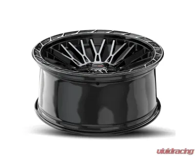 Vortek VRP-502 Forza Wheel 20x9 5x150 | 5x139.7 | 5x5.5 18mm Black Center & Diamond Cut Ring w/ Dark Tint - 5022094418BDCTR