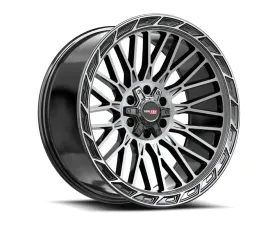 Vortek VRP-502 Forza Wheel 20x10 5x127|5x139.7 -18mm Black Diamond Cut w/ Dark Tint