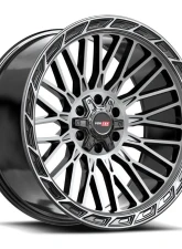 Vortek VRP-502 Forza Wheel 22x10 6x135|6x139.7 -18mm Black Diamond Cut w/ Dark Tint                                     - 502221057-18BDCDT - Image 4