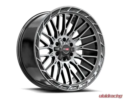 Vortek VRP-502 Forza Wheel 22x10 6x135|6x139.7 -18mm Black Diamond Cut w/ Dark Tint - 502221057-18BDCDT