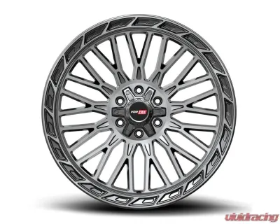 Vortek VRP-502 Forza Wheel 22x10 6x135|6x139.7 -18mm Black Diamond Cut w/ Dark Tint - 502221057-18BDCDT