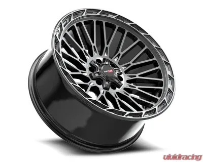 Vortek VRP-502 Forza Wheel 22x10 6x135|6x139.7 -18mm Black Diamond Cut w/ Dark Tint - 502221057-18BDCDT