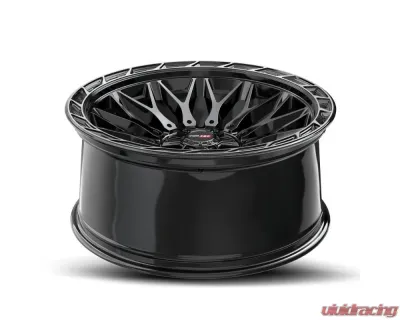 Vortek VRP-503 Inferno Wheel 20x9 5x127|5x139.7 12mm Black Center & Diamond Cut Ring w/ Dark Tint - 5032094312BDCTR