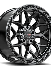 Vortek VRP-504 Enzo Wheel 20x9 5x127|5x139.7 12mm Gloss Black                                     - 5042094312GB - Image 4