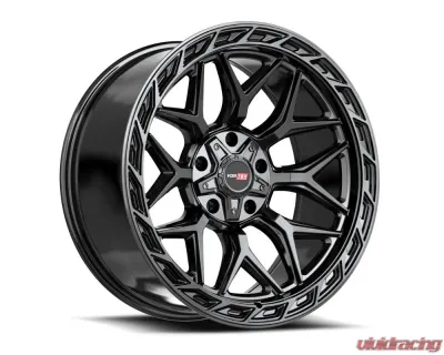 Vortek VRP-504 Enzo Wheel 20x9 5x127|5x139.7 12mm Gloss Black - 5042094312GB