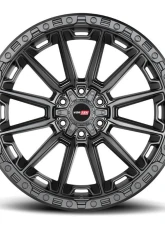 Vortek VRT-601 Spartan Wheel 20x10 6x135|6x139.7 -24mm Matte Black                                     - 601201057-24MB - Image 2