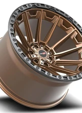Vortek VRT-601 Spartan Wheel 17x9 6x135|6x139.7 12mm Matte Bronze w/ Black Bead Ring                                     - 6011795712MZBR - Image 3