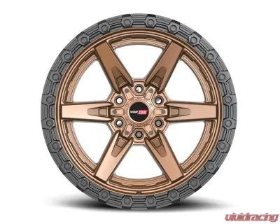 Vortek VRT-602 Argon Wheel 18x9 6x135|6x139.7 12mm Matte Bronze w/ Black Bead Ring - 6021895712MZBR