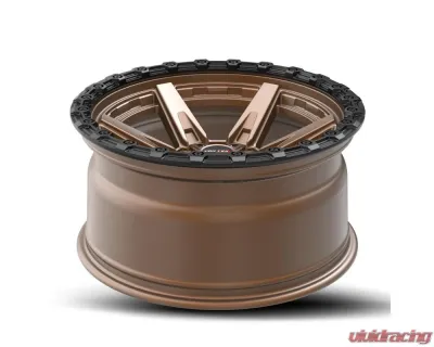 Vortek VRT-602 Argon Wheel 18x9 6x135|6x139.7 12mm Matte Bronze w/ Black Bead Ring - 6021895712MZBR