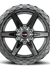 Vortek VRT-602 Argon Wheel 20x9 6x135|6x139.7 20mm Satin Black                                     - 6022095720SB - Image 2
