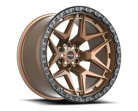 Vortek VRT-603 Atheno Wheel 17x9 6x135|6x139.7 -12mm Matte Bronze w/ Black Bead Ring