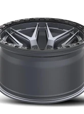 Vortek VRT-603 Atheno Wheel 20x9.5 8x165.1 18mm Matte Titanium w/ Black Bead Ring                                     - 60320955818MTBR - Image 4