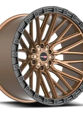 Vortek VRT-608 Apollo Wheel 17x9 6x135|6x139.7 0mm Matte Bronze w/ Black Bead Ring                                     - 608179570MZBR - Image 4