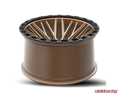 Vortek VRT-608 Apollo Wheel 17x9 6x135|6x139.7 0mm Matte Bronze w/ Black Bead Ring - 608179570MZBR