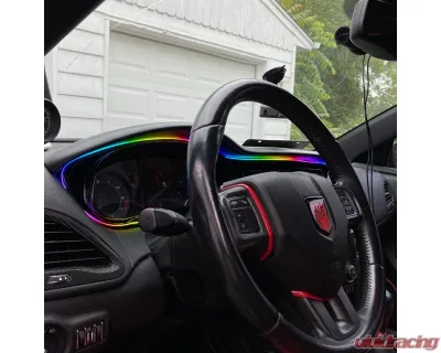 Lighting Trendz Flow Series Interior Dash Trim Bundle 2x Strips - BN0022