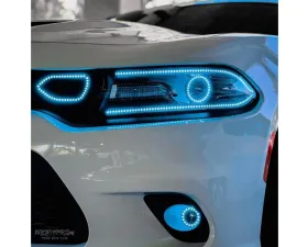 Lighting Trendz Flow Series Snorkel Waterproof Halo Bundle Dodge Charger 2019+