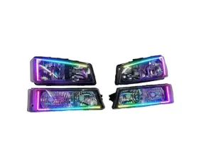 Lighting Trendz Flow Series C-Outline Halo Bundle Chevrolet Silverado 2003-2006