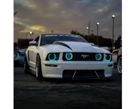 Lighting Trendz Flow Series Halo With Grille & Bumper Fog Light Halo Bundle Ford Mustang 2005-2009