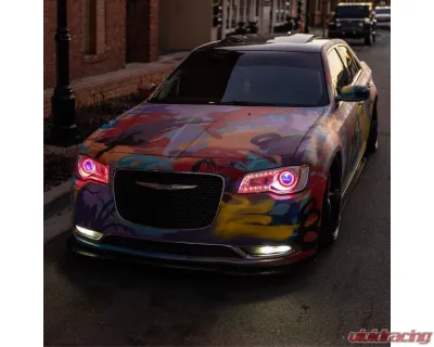 Lighting Trendz Flow Series DRL Ribbon & Projector Halo Bundle Chrysler 300 2011-2023 - BN0253