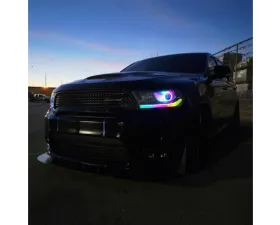 Lighting Trendz Flow Series DRL & Projector Halo Bundle Dodge Durango 2014-2020