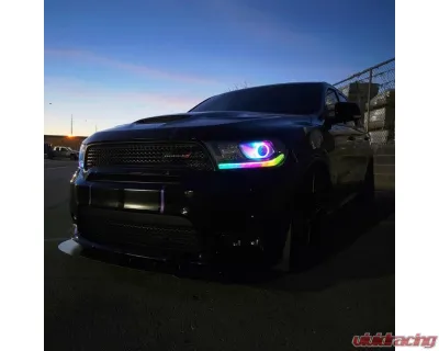 Lighting Trendz Flow Series DRL & Projector Halo Bundle Dodge Durango 2014-2020 - BN0262
