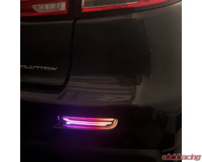Lighting Trendz Flow Series Rear Bumper Reflector Bundle Mitsubishi Lancer EVO X 2008-2017 - BN0337