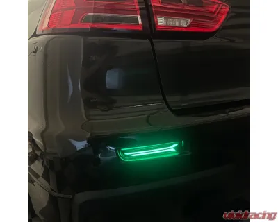 Lighting Trendz Flow Series Rear Bumper Reflector Bundle Mitsubishi Lancer EVO X 2008-2017 - BN0337