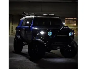 Lighting Trendz RGBW Halo & Projector Halo Bundle Toyota FJ Cruiser 2007-2014