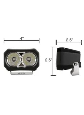 VanMart Clear GP20 LED Pod - Pair                                     - GG610 - Image 6