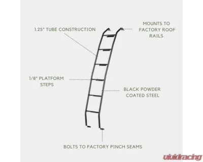 VanMart Side Ladder Mercedes-Benz Sprinter 144 | 170 2008-2024 - VNSPD-015