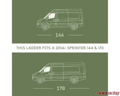 VanMart Side Ladder Mercedes-Benz Sprinter 144 | 170 2008-2024 - VNSPD-015