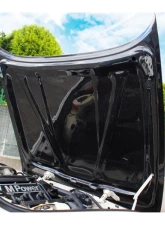 Karbonius Matte Underside Carbon Hood BMW 3-Series | M3 E30 1982-1993                                     - E30CP02-CF-2M - Image 8