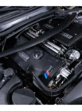 Karbonius Gloss Anodized Black Carbon Strut Brace BMW 3-Series | M3 E46 1998-2012                                     - E46SB01-CF-2-AB - Image 2