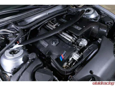 Karbonius Gloss Anodized Black Carbon Strut Brace BMW 3-Series | M3 E46 1998-2012 - E46SB01-CF-2-AB