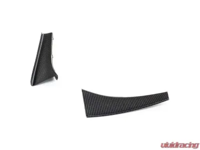 Karbonius 1x1 Plain Weave Carbon Front Bumper Canard Set BMW M3 E46 2001-2006 - E46SP03-CF-1