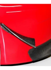 Karbonius 1x1 Plain Weave Carbon Front Bumper Canard Set BMW M3 E46 2001-2006                                     - E46SP03-CF-1 - Image 6