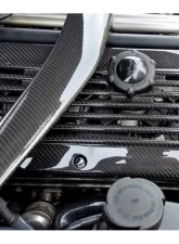 Karbonius Vented 2x2 Twill Weave Matte Carbon Engine Cover BMW M3 E46 | Z3 M E36|E37 | Z4 M E85|E86 1997-2009                                     - E46TM02-CFM-2 - Image 2