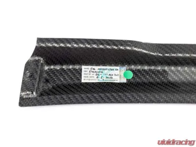 Karbonius 2x2 Twill Weave Matte Carbon Cabin Filter Cover BMW 3-Series|M3 E46 1998-2012 - E46TM03-CFM-2