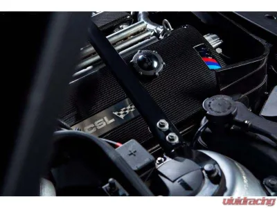 Karbonius Matte CSL Script 2x2 Twill Weave CSL Concept S54 Engine Cover BMW M3 E46 | Z3 M E36|E37 | Z4 M E85|E86 1997-2009 - E46TM04-CFM-2-CSL
