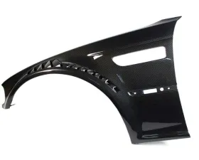 Karbonius 2x2 Gloss Carbon w/ Carbon Vent Carbon Vented Fender Set BMW M3 E46 2001-2006