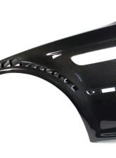 Karbonius Primed Exterior w/ Carbon Vent Carbon Vented Fender Set BMW M3 E46 2001-2006                                     - E46VF01-PRM-CF - Image 6