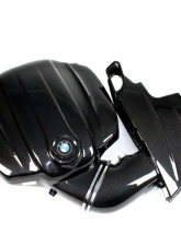 Karbonius Roundel Style 1x1 Plain Weave Gloss Carbon Inlet Plenum & Intake System BMW M3 E90|E92|E93 2008-2012                                     - E92AD01-CF-1 - Image 5