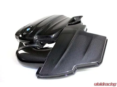 Karbonius Roundel Style 1x1 Plain Weave Gloss Carbon Inlet Plenum & Intake System BMW M3 E90|E92|E93 2008-2012 - E92AD01-CF-1