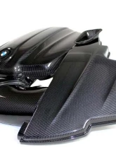 Karbonius Roundel Style 2x2 Twill Weave Gloss Carbon Inlet Plenum & Intake System BMW M3 E90|E92|E93 2008-2012                                     - E92AD01-CF-2 - Image 4