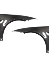 Karbonius Primed Exterior Aluminum Carbon OEM Style Fender Set BMW M3 E92|E93 2013-2014                                     - E92F01-PRM-ALU - Image 4