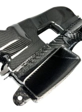 Karbonius 1x1 Plain Weave Gloss Prepreg Carbon Fiber Ducts BMW M3 E90|E92|E93 2008-2012                                     - E9XFD01-CF-1 - Image 2